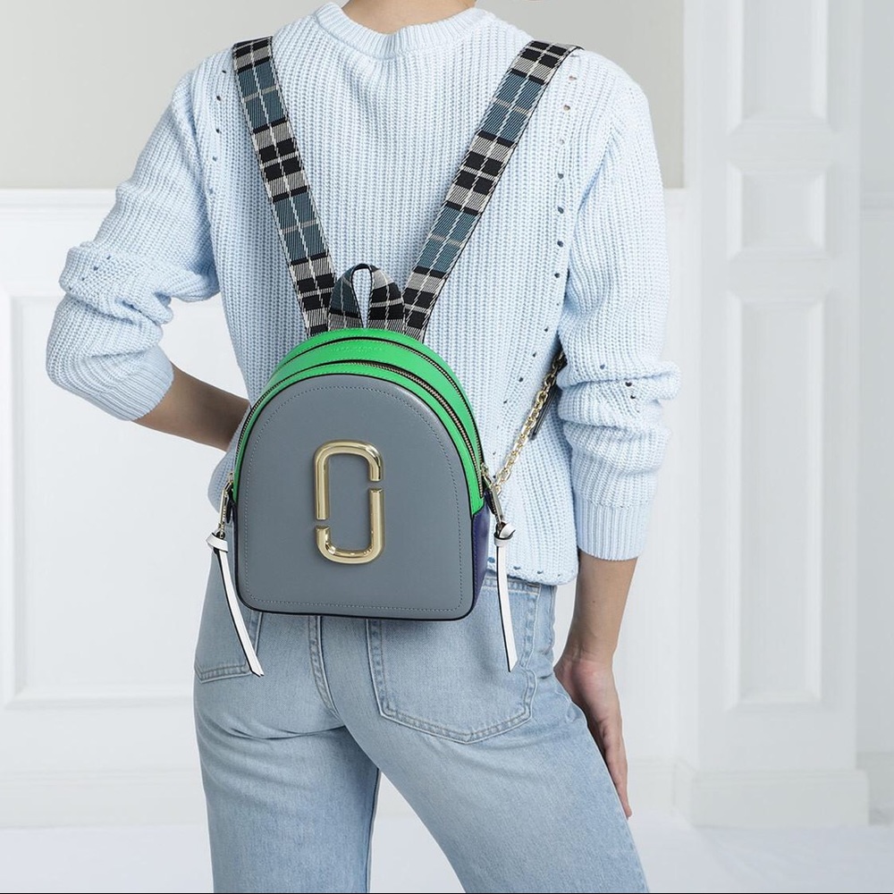 Marc Jacobs♥️NEW♥️The Pack Shot Backpack Slate - Picture 2 of 12